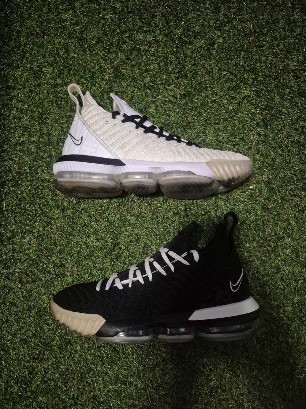 Nike LeBron 16 Equality BHM White and Black Pair